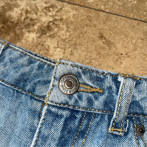 Forever 21 Blue Jean Shorts High-Waisted Classic - Picture 2 of 6